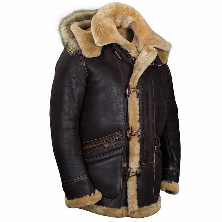 Men's B7 Flying Parka Shearling Leather Coat