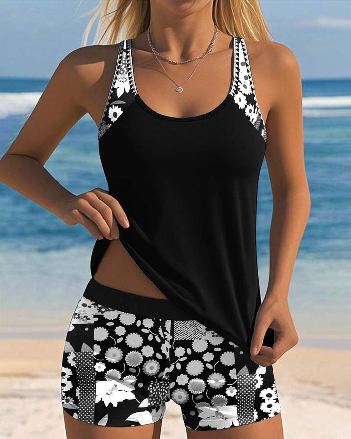 Sabrina | Two-Piece Swimsuit with Comfort Fit and Floral Beach Style