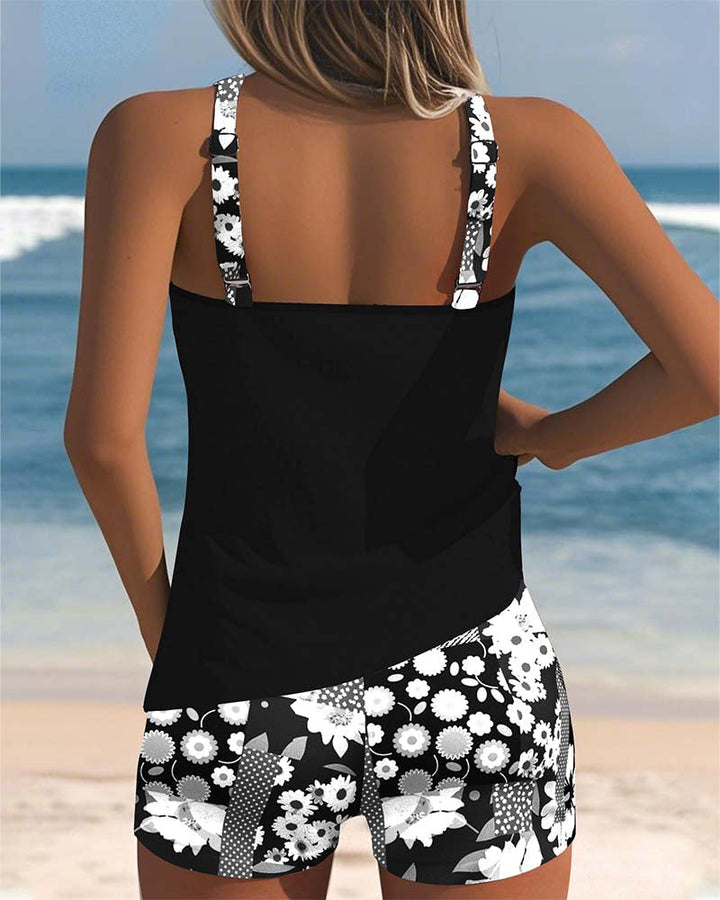 Sabrina | Two-Piece Swimsuit with Comfort Fit and Floral Beach Style
