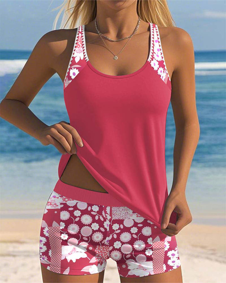Sabrina | Two-Piece Swimsuit with Comfort Fit and Floral Beach Style