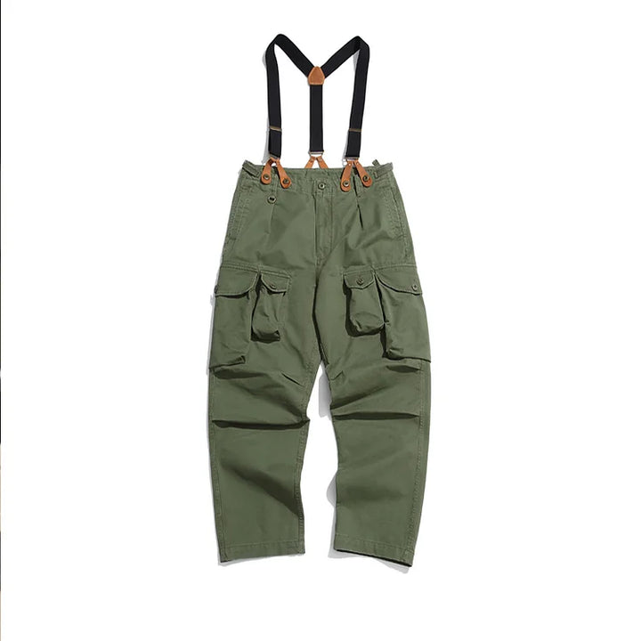 American Loose Multi-pocket Overalls