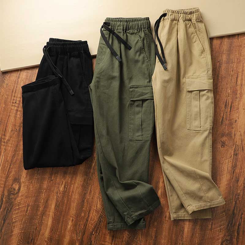Straight Loose Wide-leg Pants