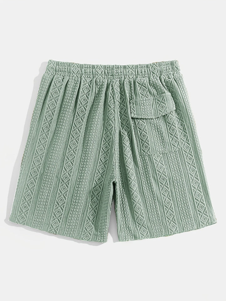 Eric | Textured Knit premium Shorts