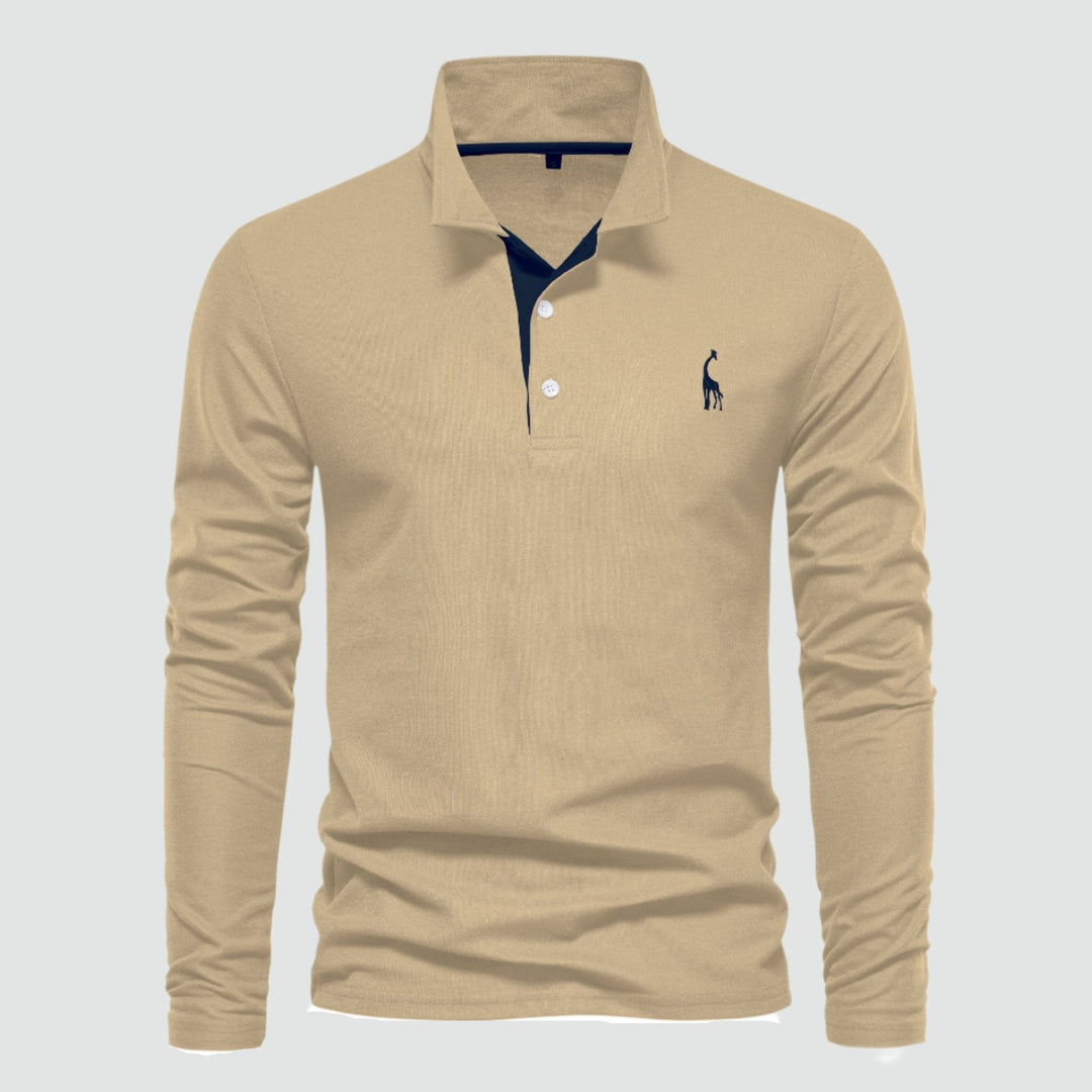 Reynan - Classic Long-Sleeve Polo Shirt