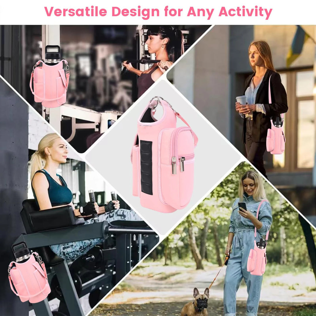 Magnetic Gym Bag Water Bottle Carrier Holder
