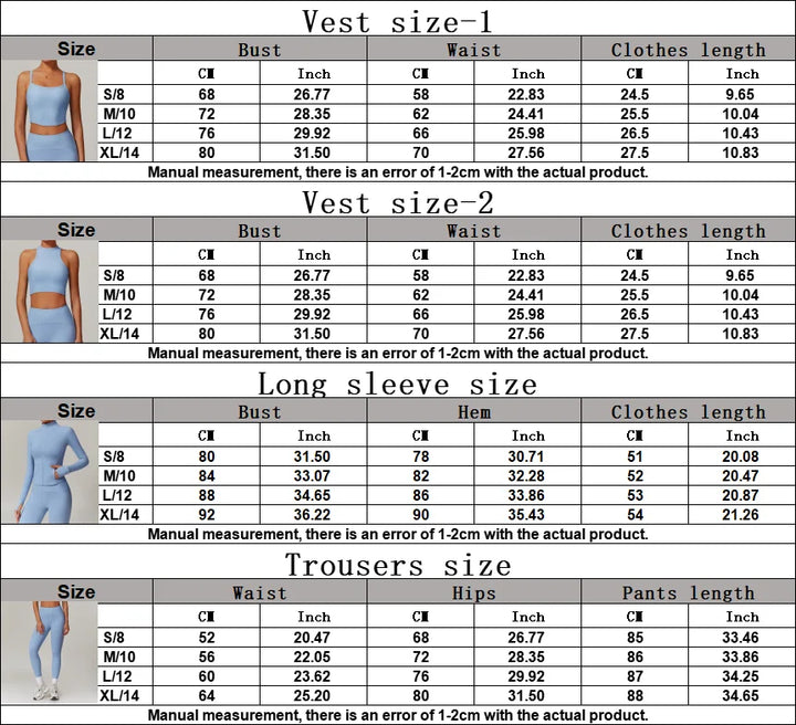 2 Pieces Gym Women's Clothes Set