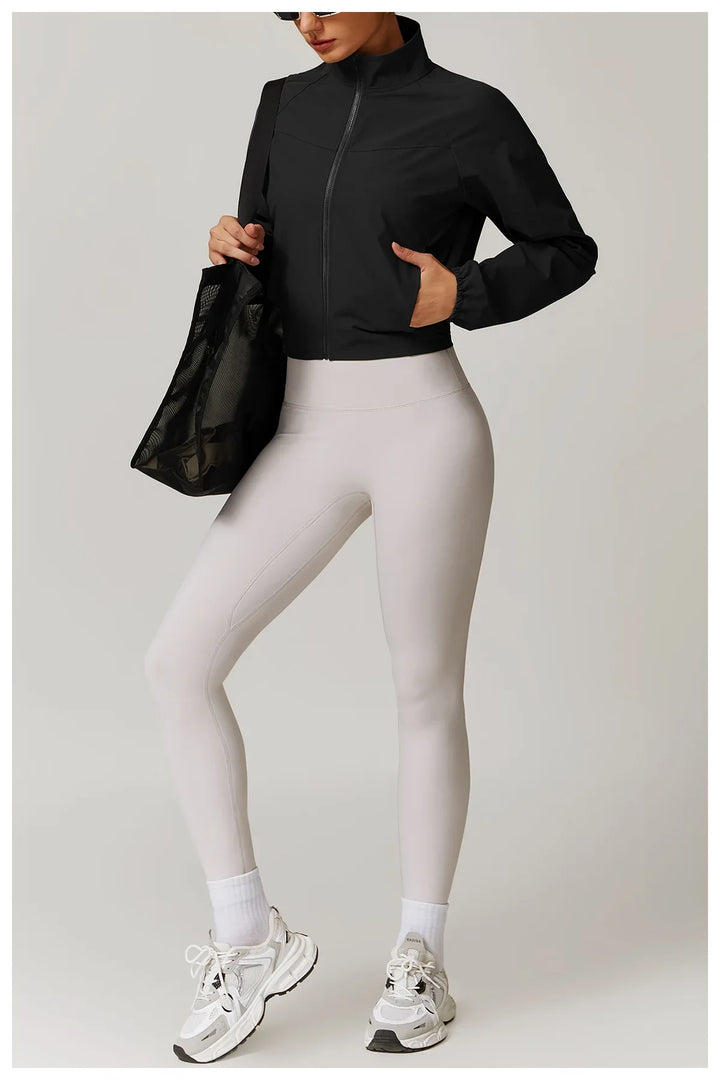 Long Sleeved Women's  Outdoor Fitness Jacket