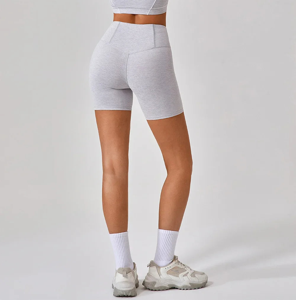 Yoga High Waist Butt Lift Push Up Tight Shorts