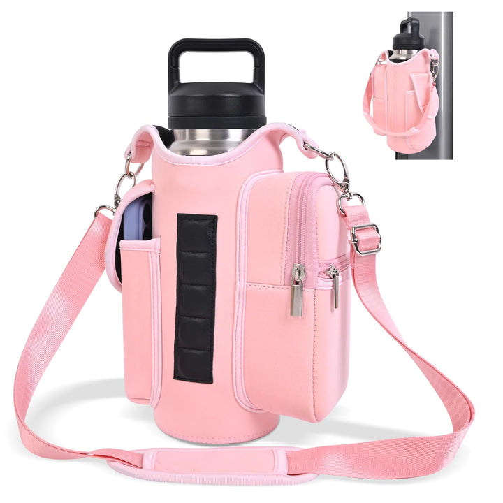 Magnetic Gym Bag Water Bottle Carrier Holder