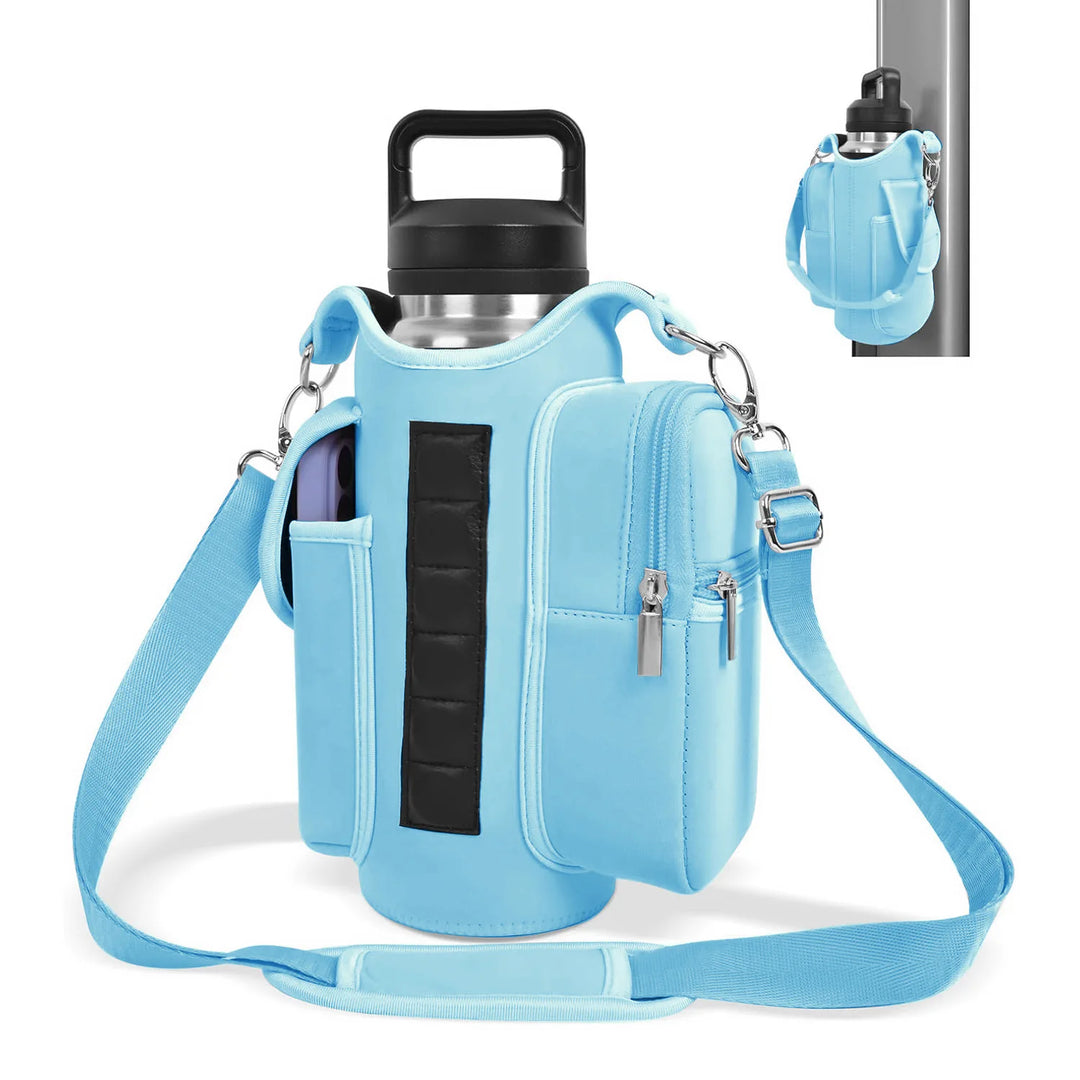 Magnetic Gym Bag Water Bottle Carrier Holder