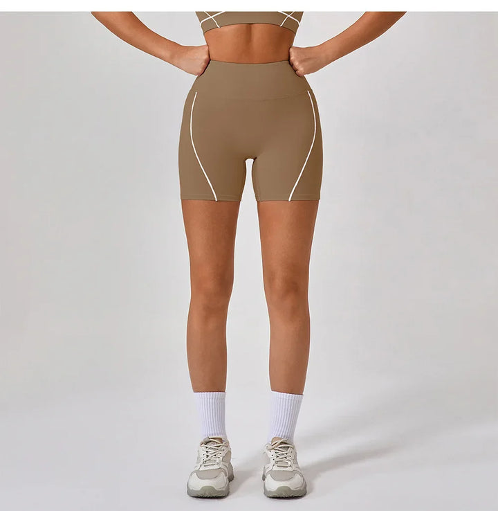 Yoga High Waist Butt Lift Push Up Tight Shorts