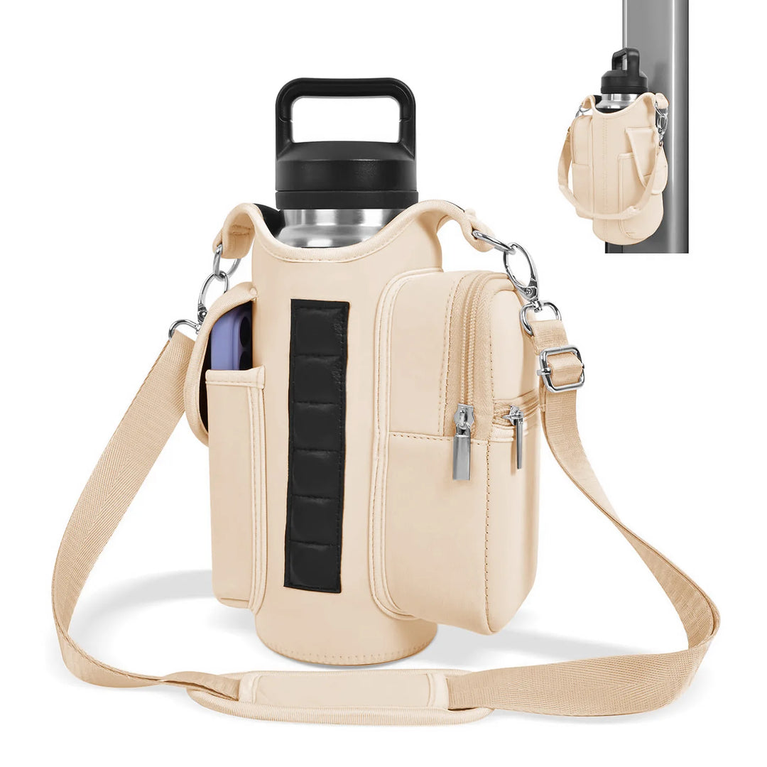 Magnetic Gym Bag Water Bottle Carrier Holder