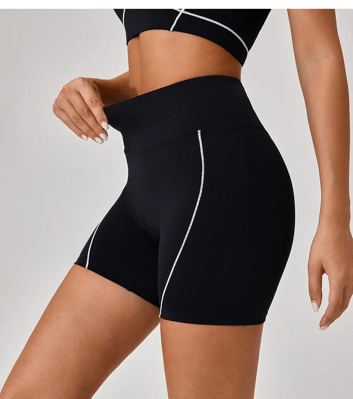 Yoga High Waist Butt Lift Push Up Tight Shorts
