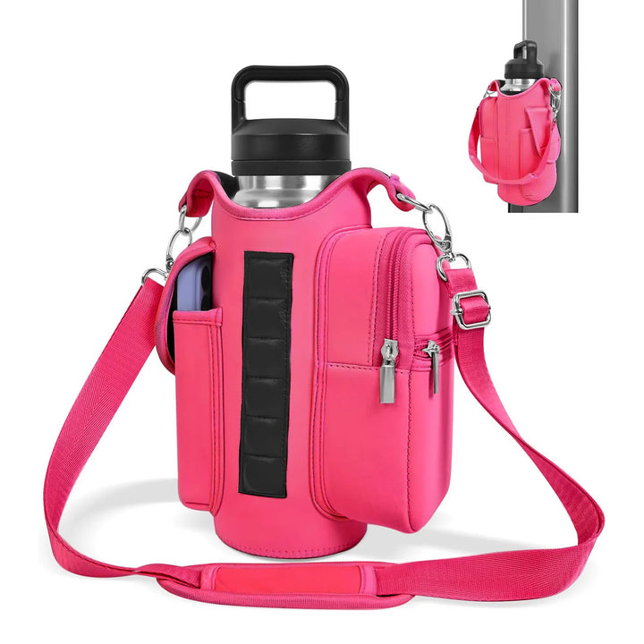 Magnetic Gym Bag Water Bottle Carrier Holder