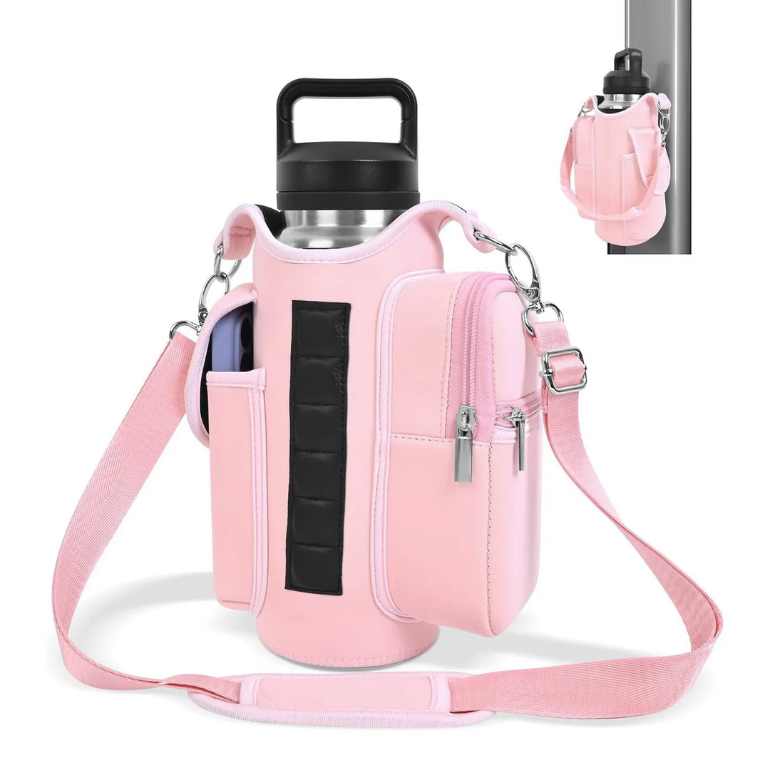 Magnetic Gym Bag Water Bottle Carrier Holder