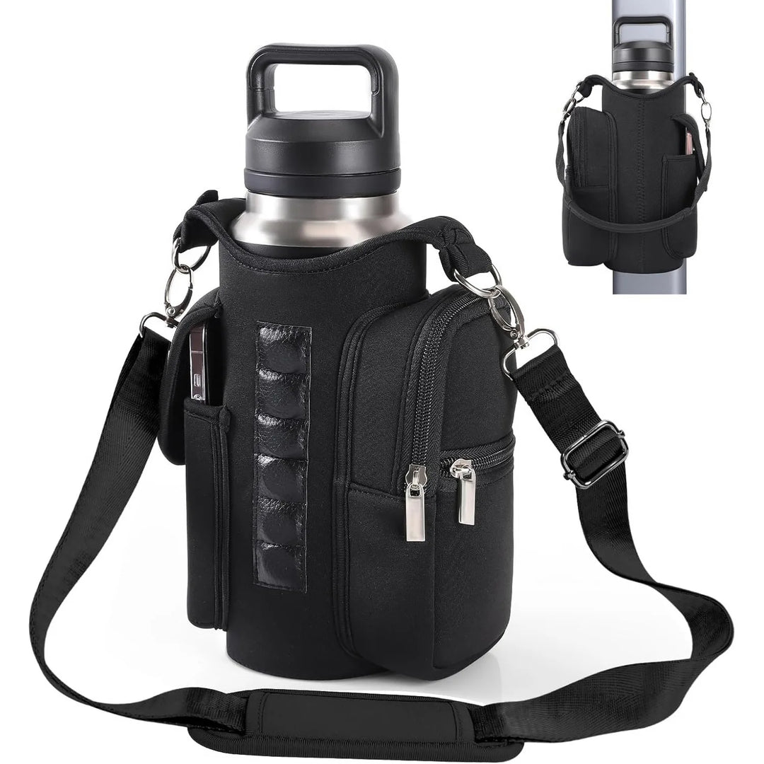 Magnetic Gym Bag Water Bottle Carrier Holder