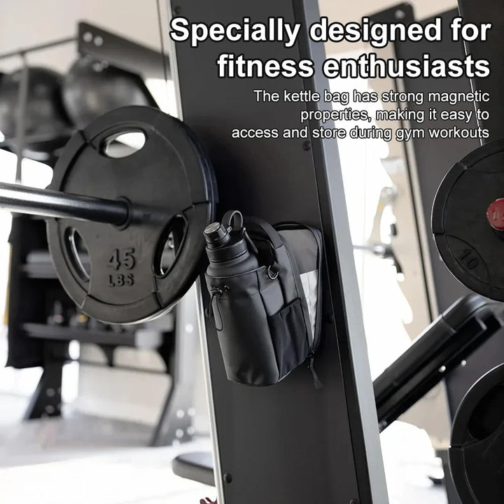 Magnetic Gym Bag With Phone Pocket