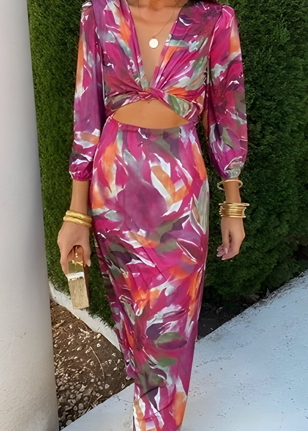 Romy - Elegant Floral Dress