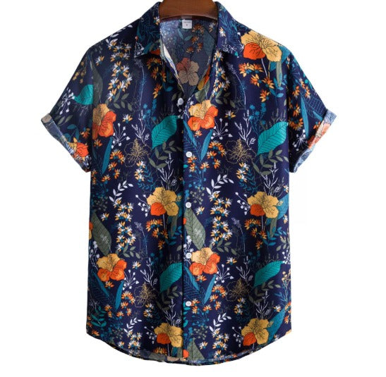 Rose Floral Tropical Flowers Shirt