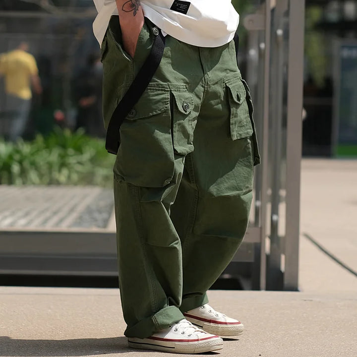 American Loose Multi-pocket Overalls