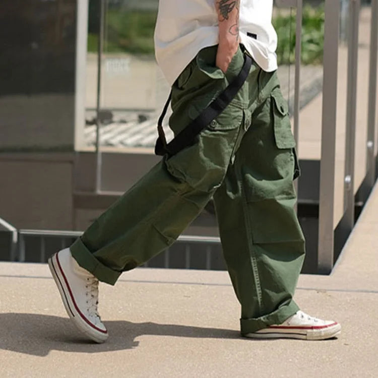 American Loose Multi-pocket Overalls