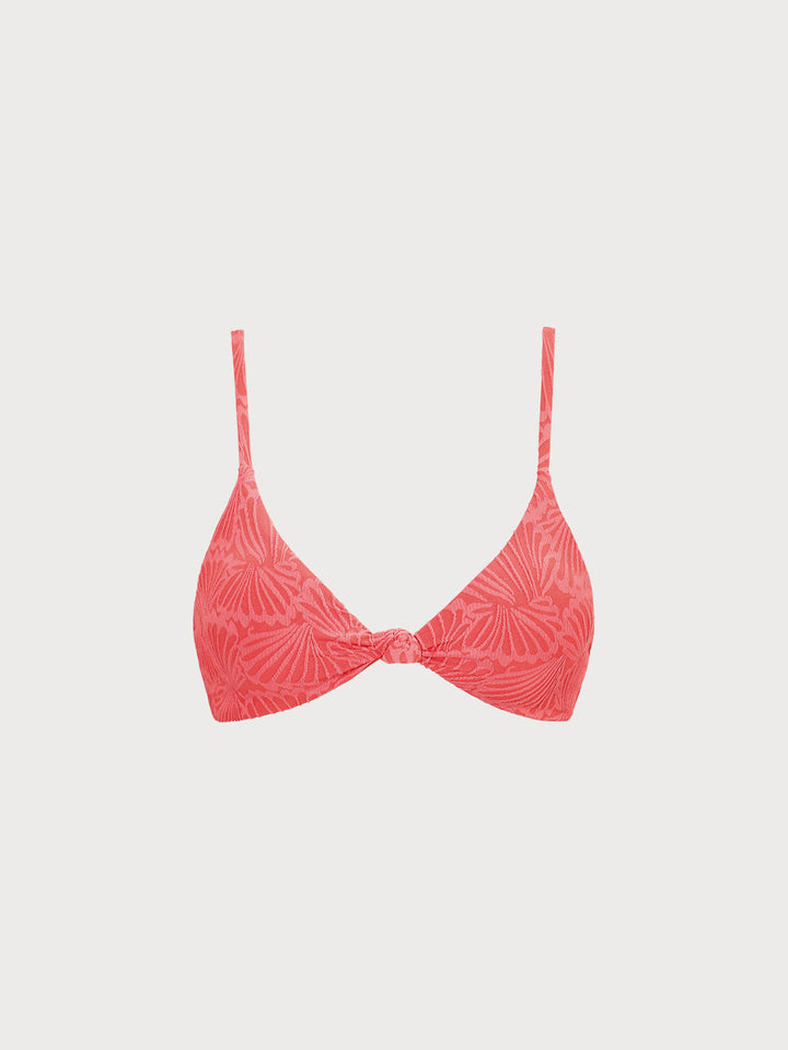 Jacquard Knot Bikini Top
