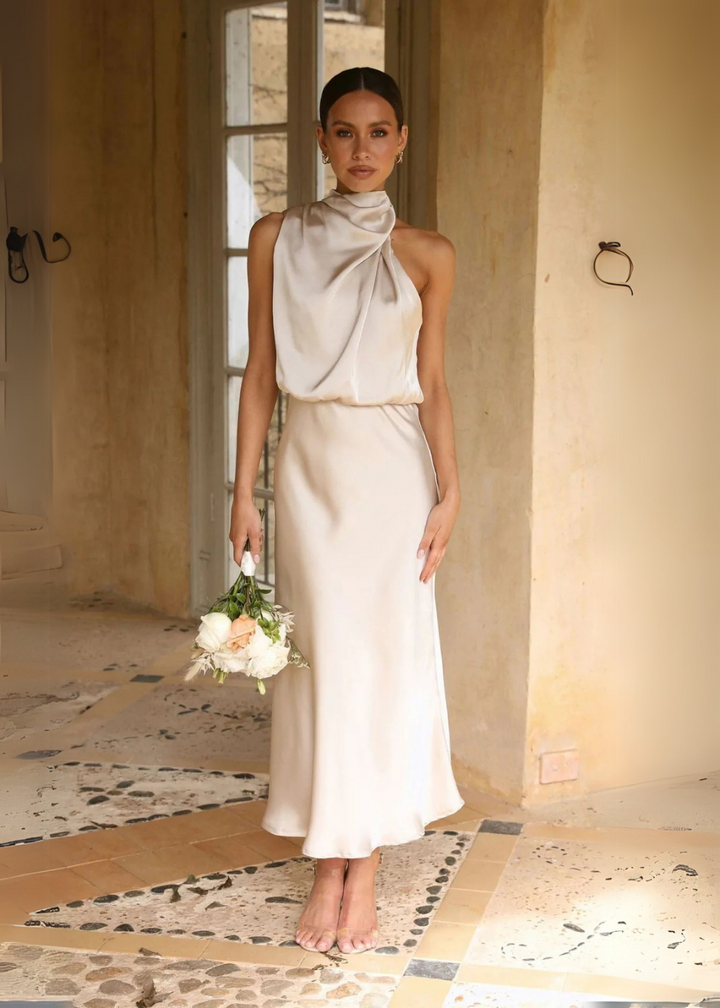 Juliana - Beautiful Luxury Satin Dress