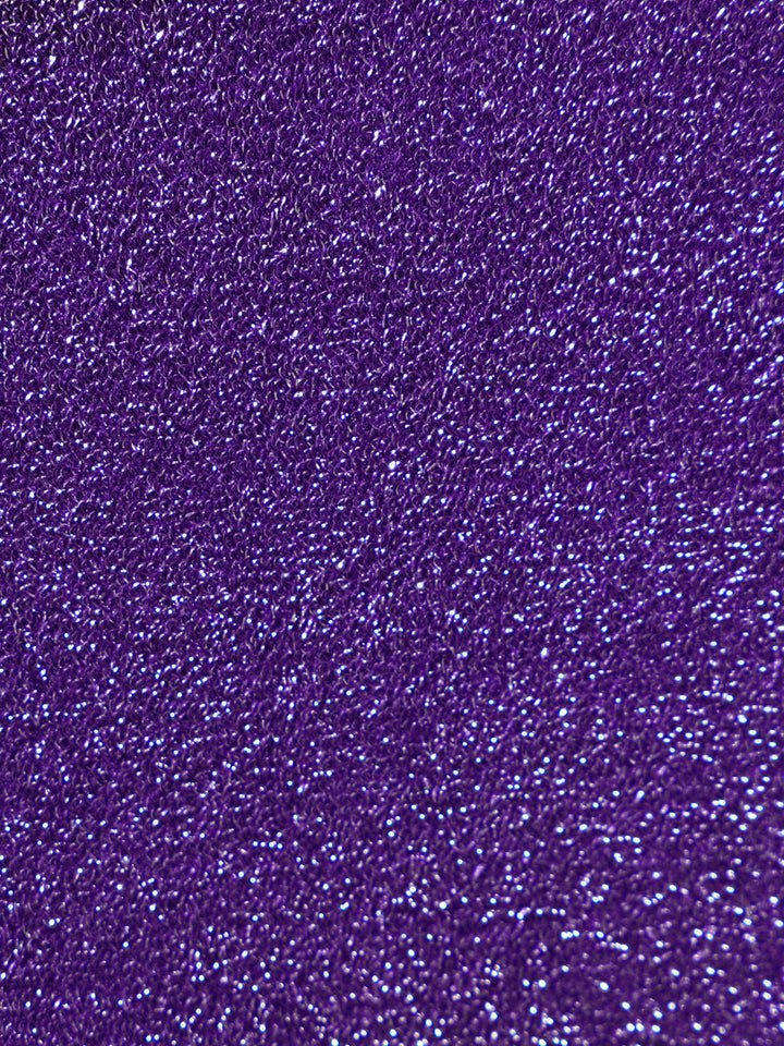 Purple Solid Lurex Bikini Bottom