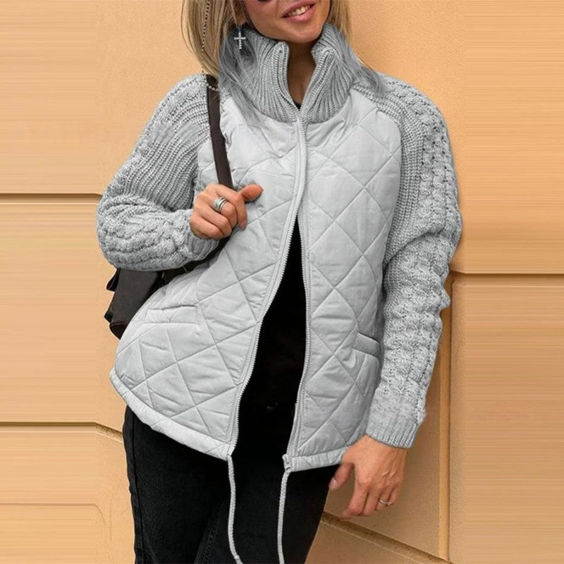 Chloe™ | Knitted patchwork jacket