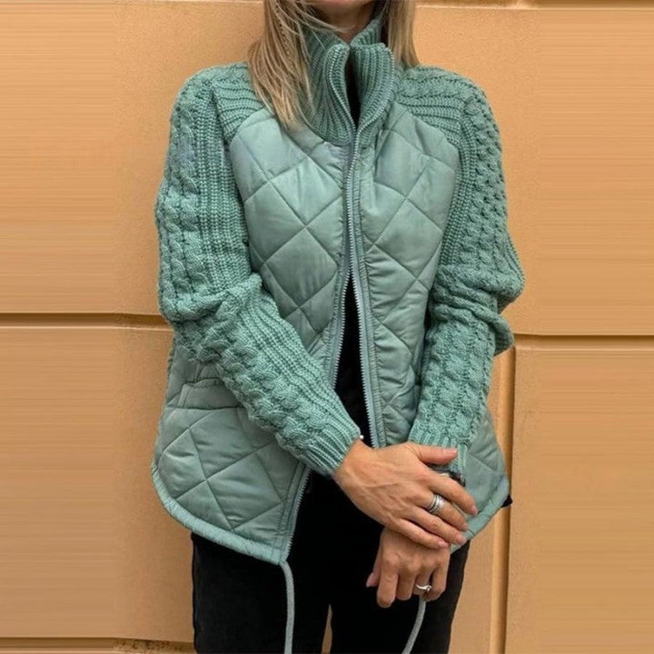 Chloe™ | Knitted patchwork jacket