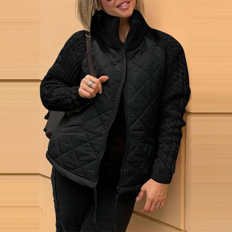 Chloe™ | Knitted patchwork jacket