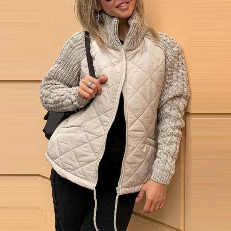Chloe™ | Knitted patchwork jacket