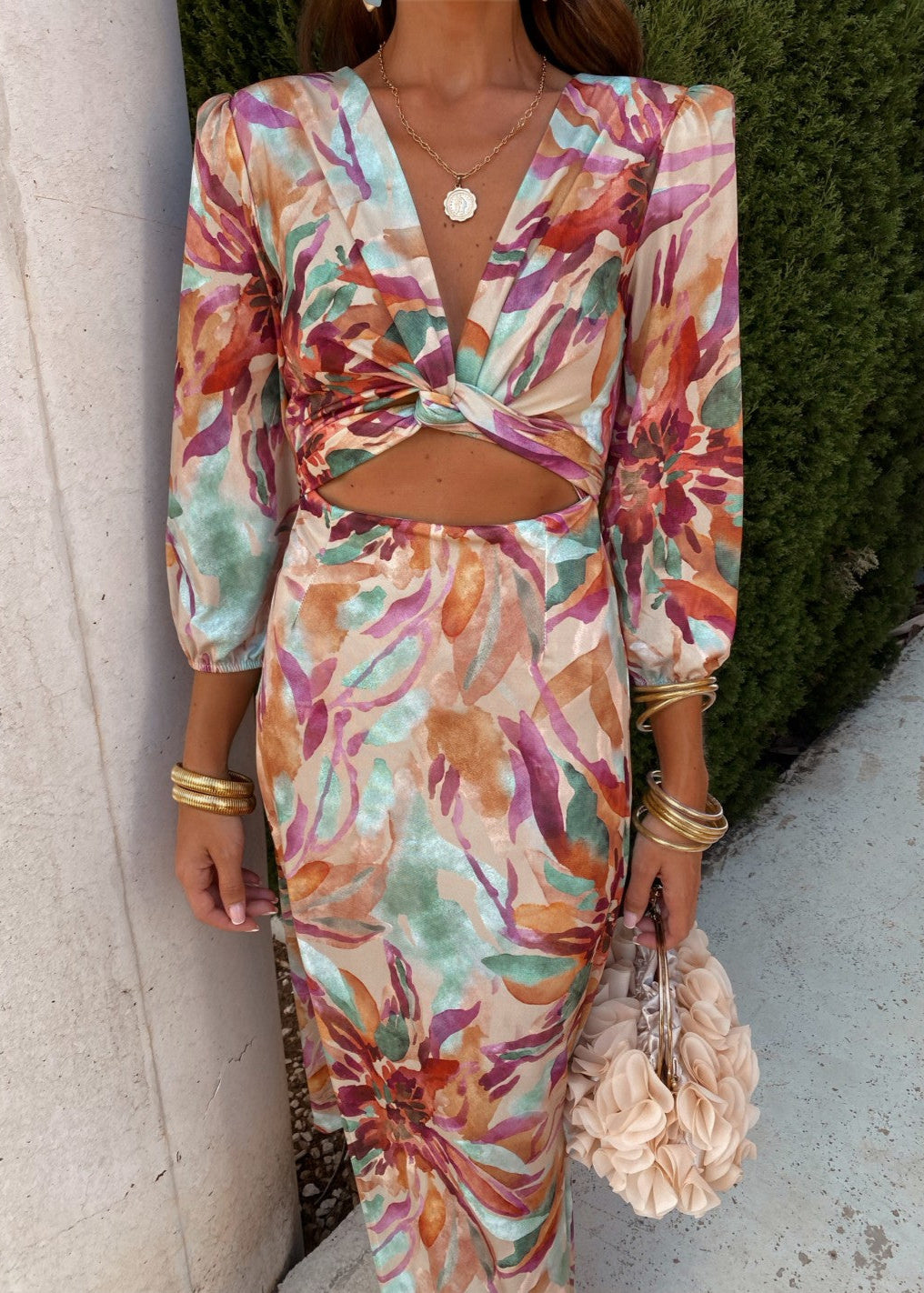 Romy - Elegant Floral Dress