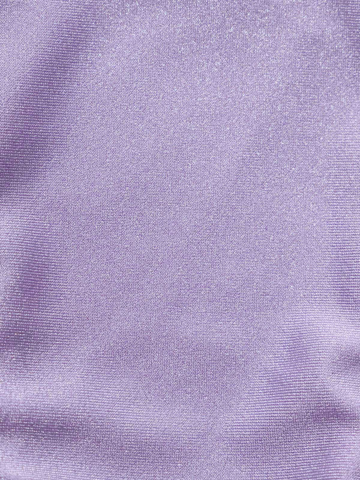 Purple Ruched Bikini Top