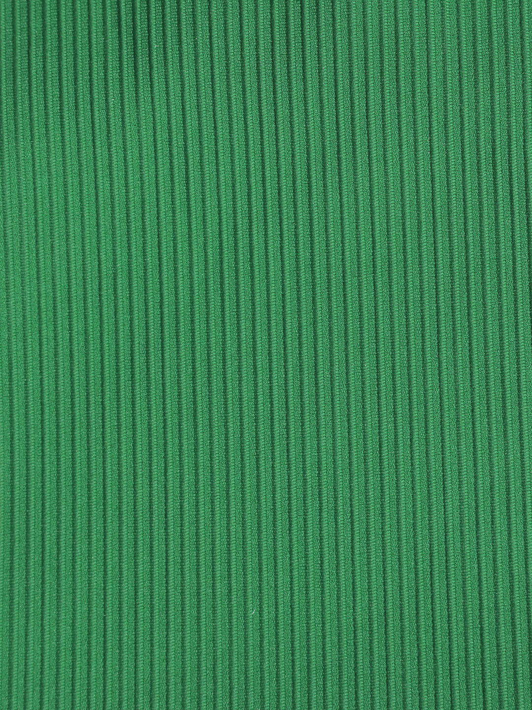 Green Contrast Trim Knotted One-Piece Swimsuit