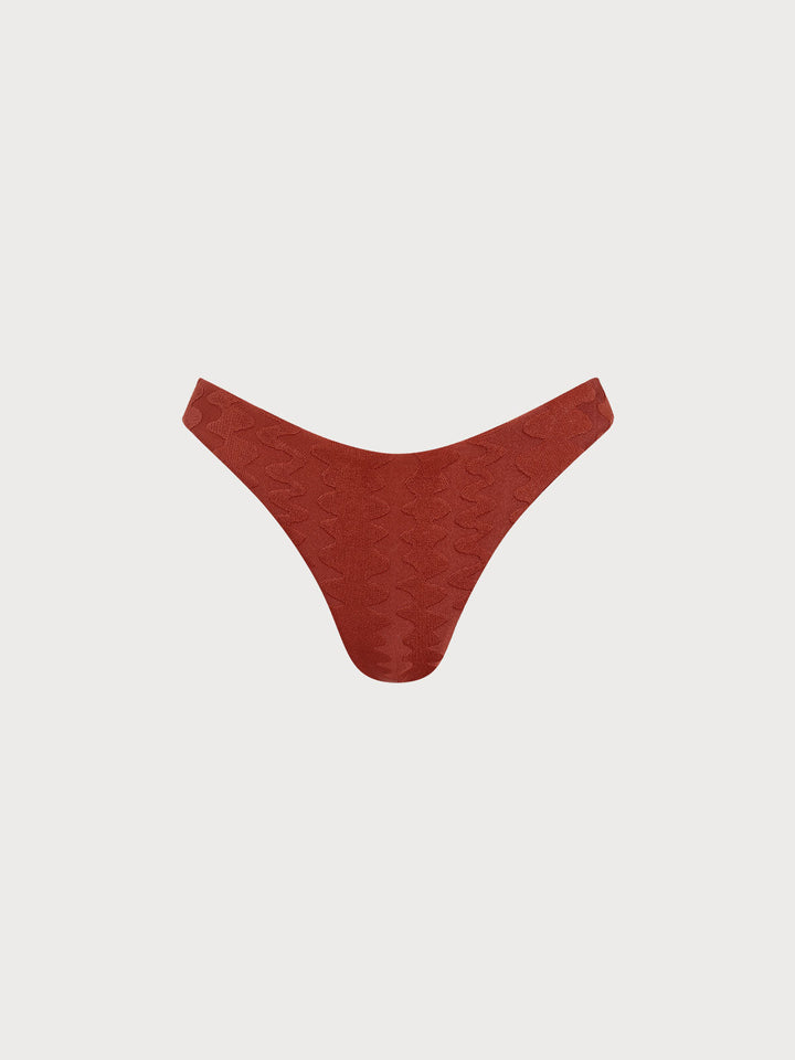 Caramel Textured Bikini Bottom