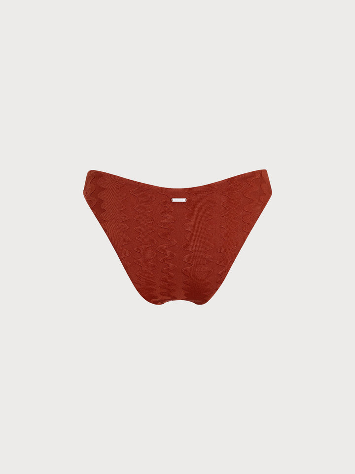 Caramel Textured Bikini Bottom