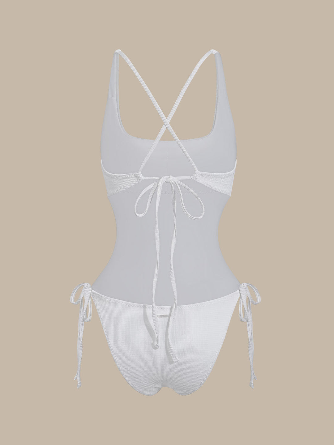 White X Cross One-Piece Swimsuit